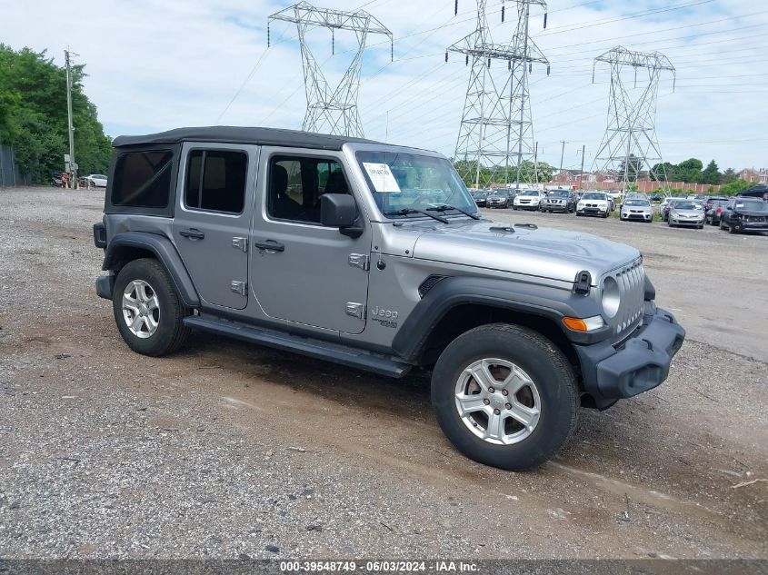 2019 JEEP WRANGLER UNLIMITED SPORT S 4X4