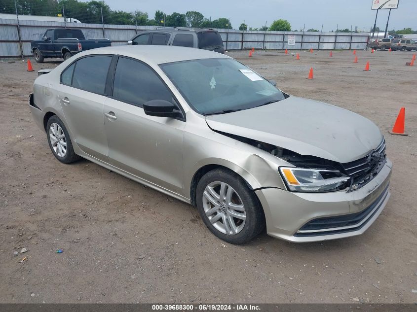 2015 VOLKSWAGEN JETTA 2.0L S