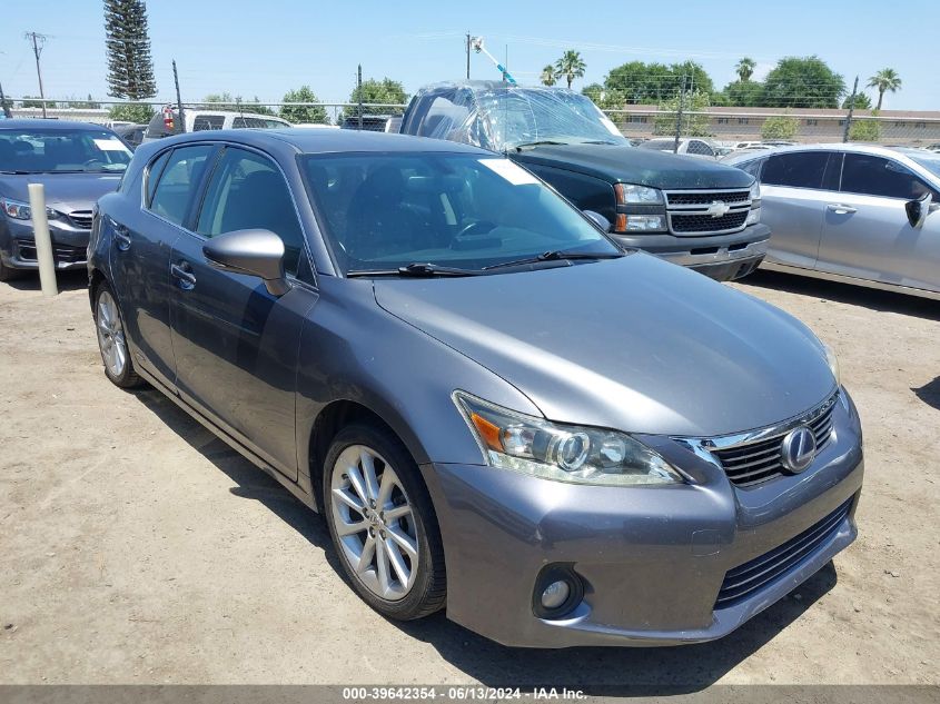 2012 LEXUS CT 200H PREMIUM