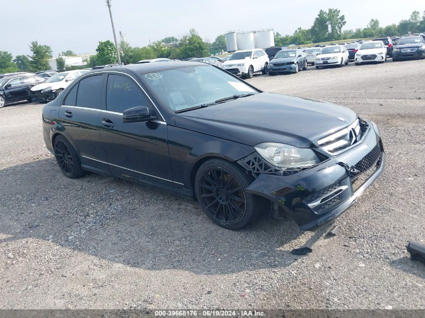 2012 MERCEDES-BENZ C 300 LUXURY 4MATIC/SPORT 4MATIC