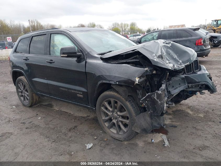 2016 JEEP GRAND CHEROKEE LIMITED 75TH ANNIVERSARY