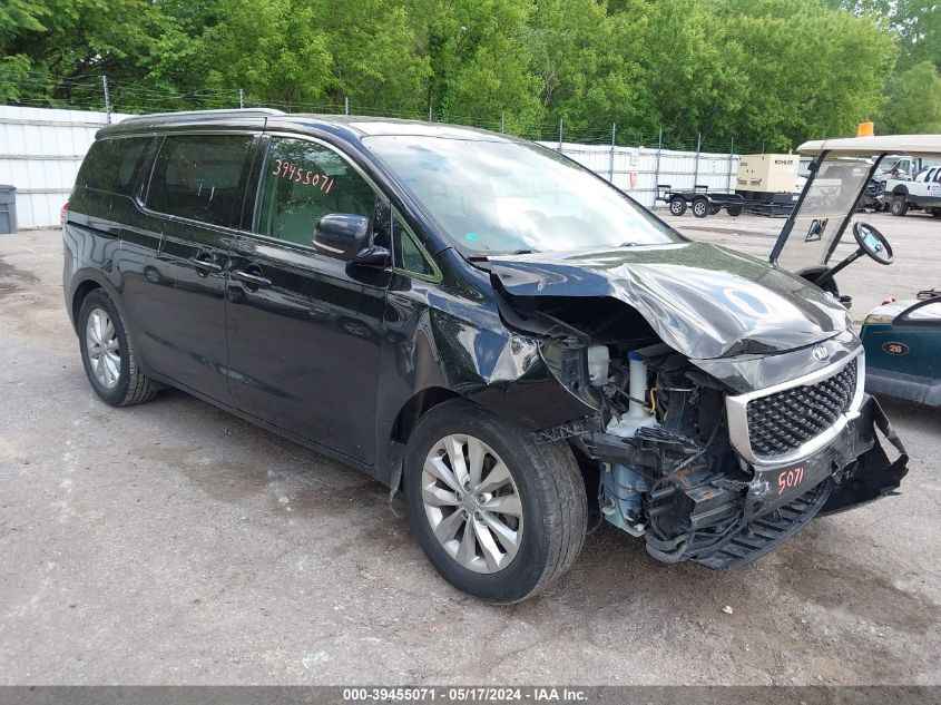 2016 KIA SEDONA EX