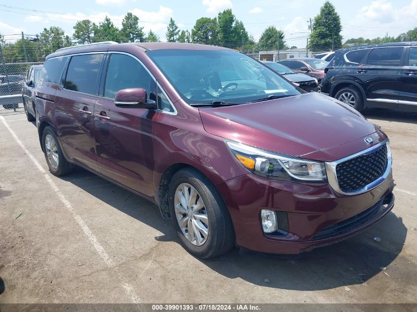 2016 KIA SEDONA EX