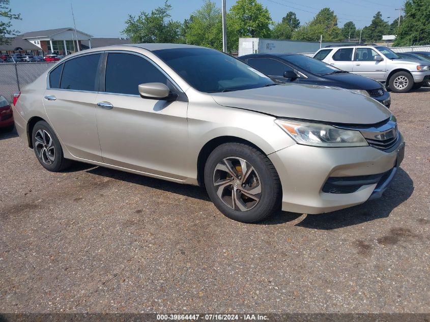 2017 HONDA ACCORD LX