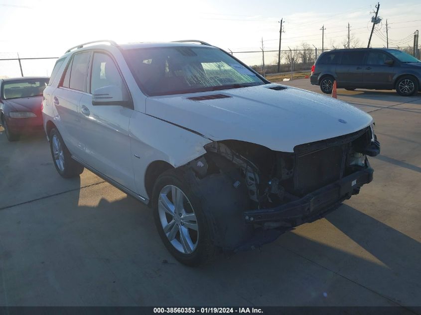 2012 MERCEDES-BENZ ML 350 4MATIC