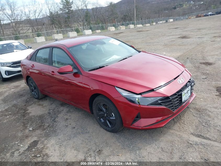 2023 HYUNDAI ELANTRA HYBRID BLUE