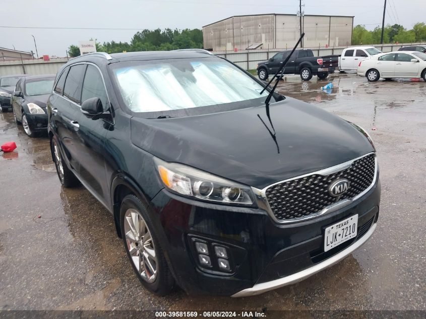 2018 KIA SORENTO 3.3L SXL