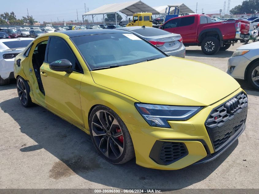 2023 AUDI S3 PREMIUM PLUS TFSI QUATTRO S TRONIC