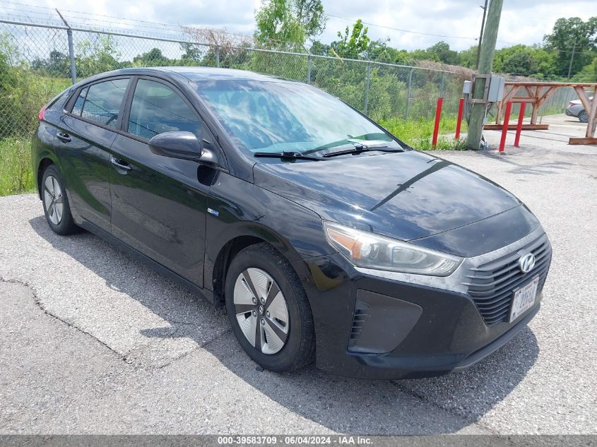 2019 HYUNDAI IONIQ HYBRID BLUE