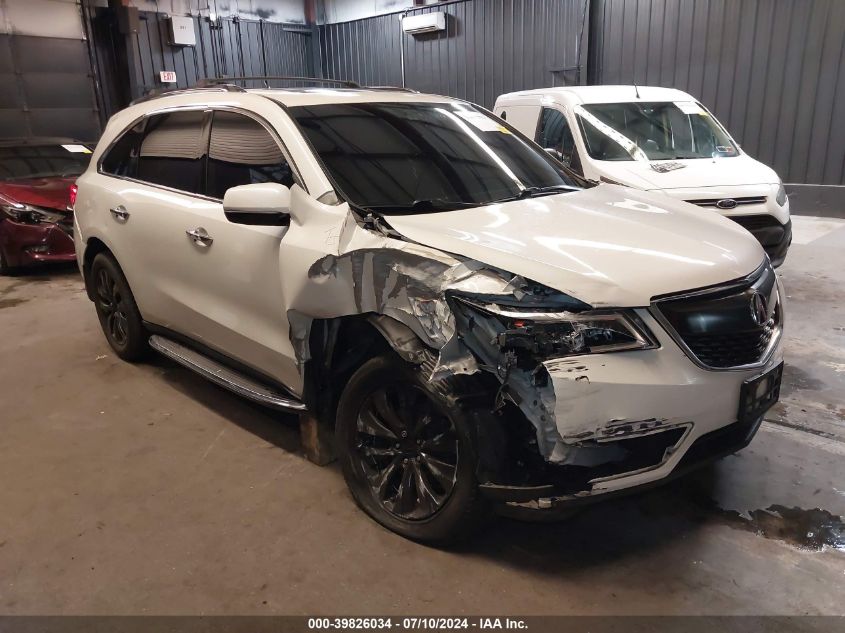 2014 ACURA MDX TECHNOLOGY PKG W/ENTERTAINMENT PKG