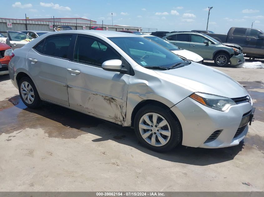 2016 TOYOTA COROLLA LE