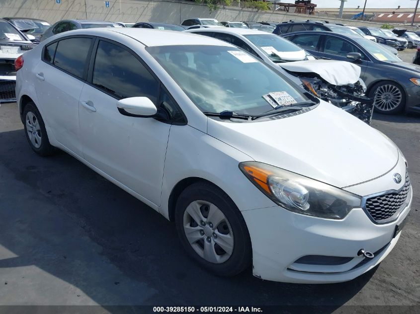 2016 KIA FORTE LX