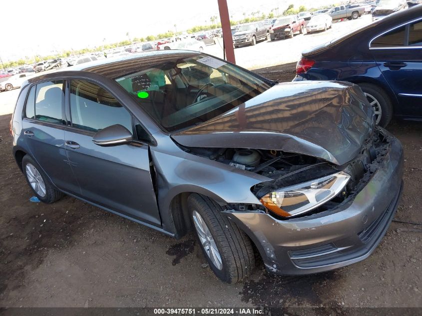 2016 VOLKSWAGEN GOLF TSI S 4-DOOR