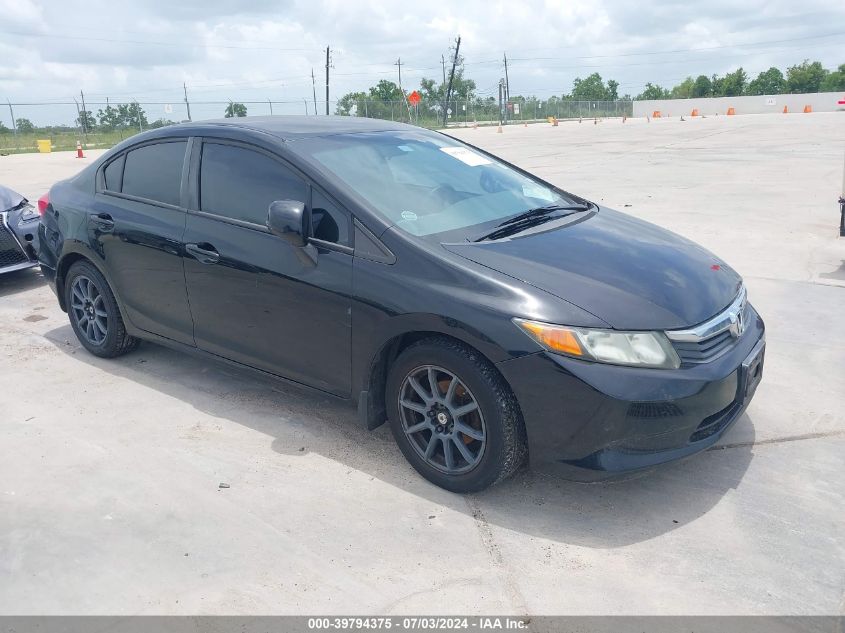 2012 HONDA CIVIC LX