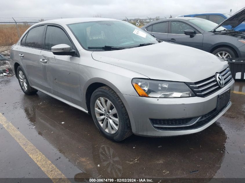 2012 VOLKSWAGEN PASSAT 2.5L S