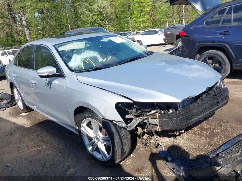 2014 VOLKSWAGEN PASSAT 2.0L TDI SE