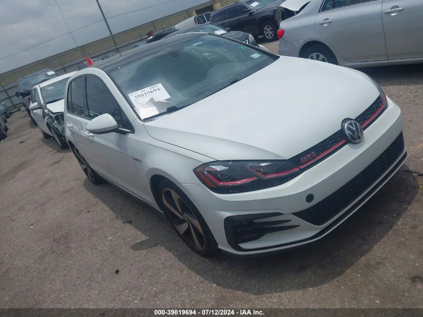 2019 VOLKSWAGEN GOLF GTI 2.0T AUTOBAHN/2.0T RABBIT EDITION/2.0T S/2.0T SE