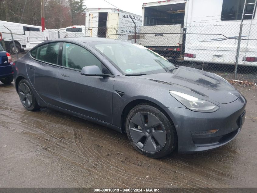 2021 TESLA MODEL 3 STANDARD RANGE PLUS REAR-WHEEL DRIVE