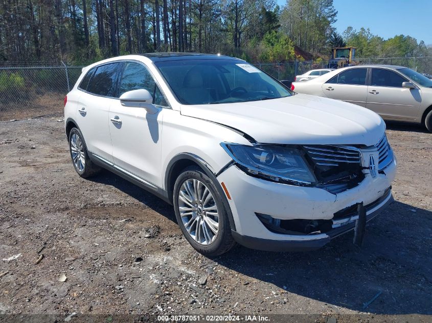 2018 LINCOLN MKX RESERVE