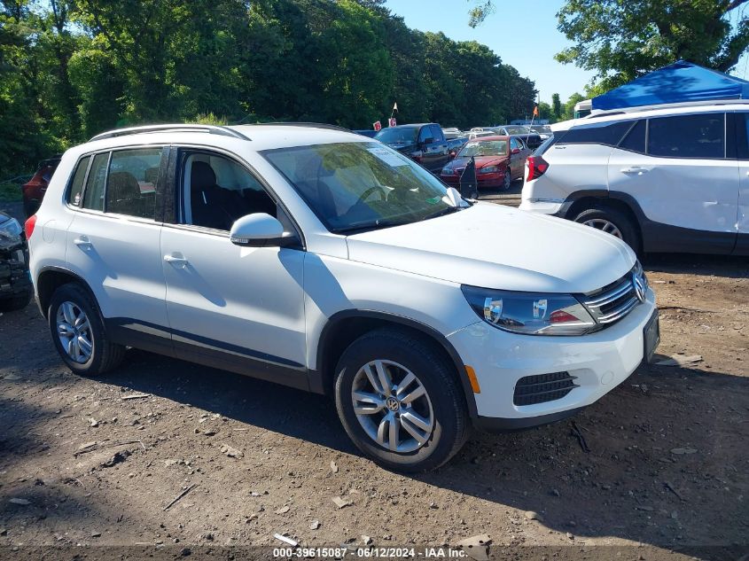 2017 VOLKSWAGEN TIGUAN 2.0T/2.0T S