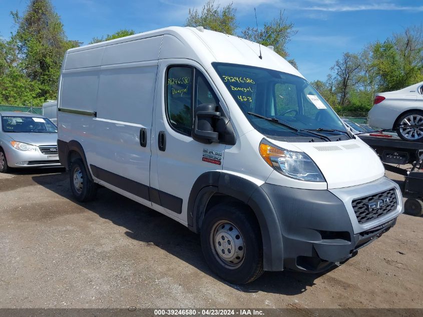 2019 RAM PROMASTER 2500 HIGH ROOF 136 WB