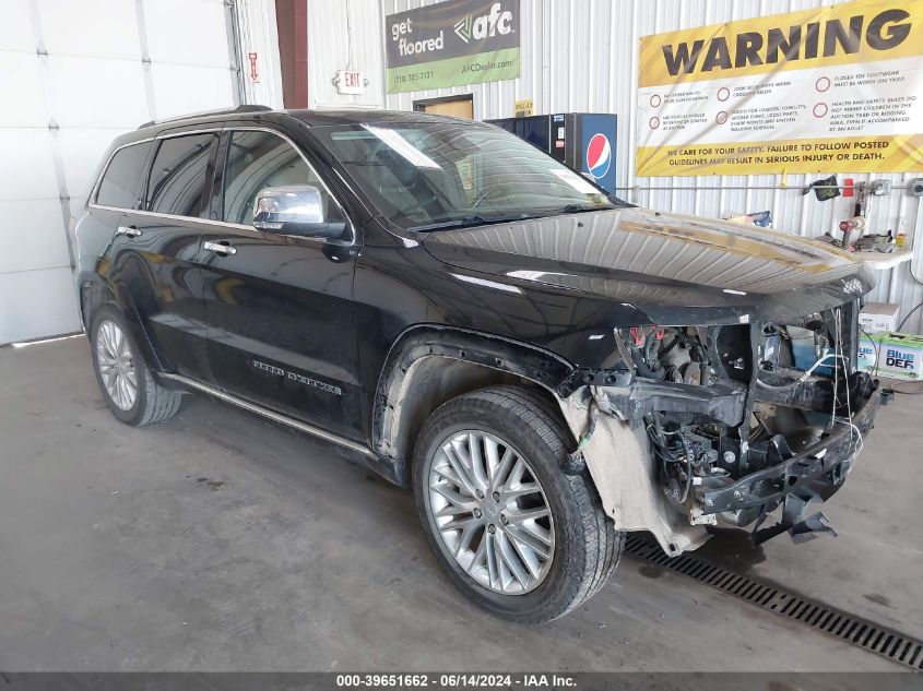 2018 JEEP GRAND CHEROKEE SUMMIT