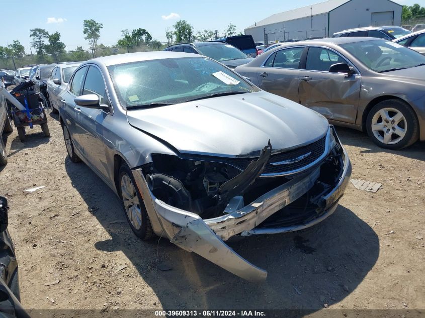 2016 CHRYSLER 200 LX