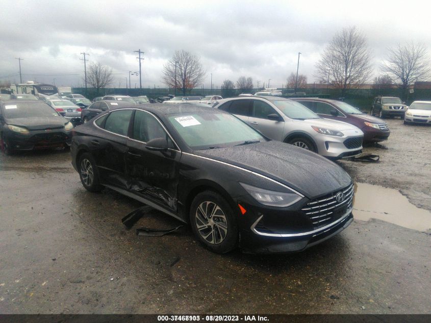 2022 HYUNDAI SONATA HYBRID BLUE