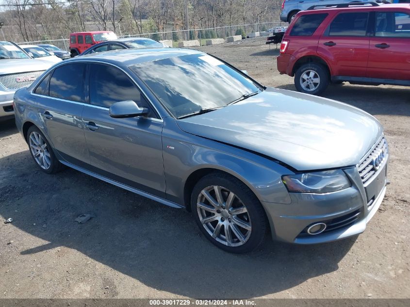 2012 AUDI A4 2.0T PREMIUM