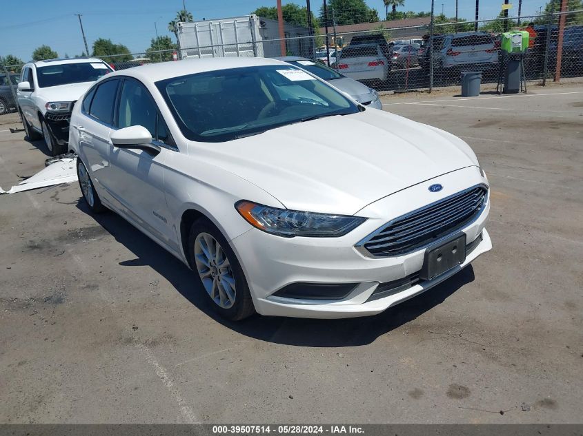 2017 FORD FUSION HYBRID SE