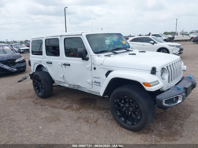 2022 JEEP WRANGLER 4XE UNLIMITED SAHARA 4X4