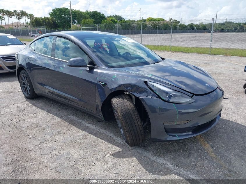 2023 TESLA MODEL 3 REAR-WHEEL DRIVE