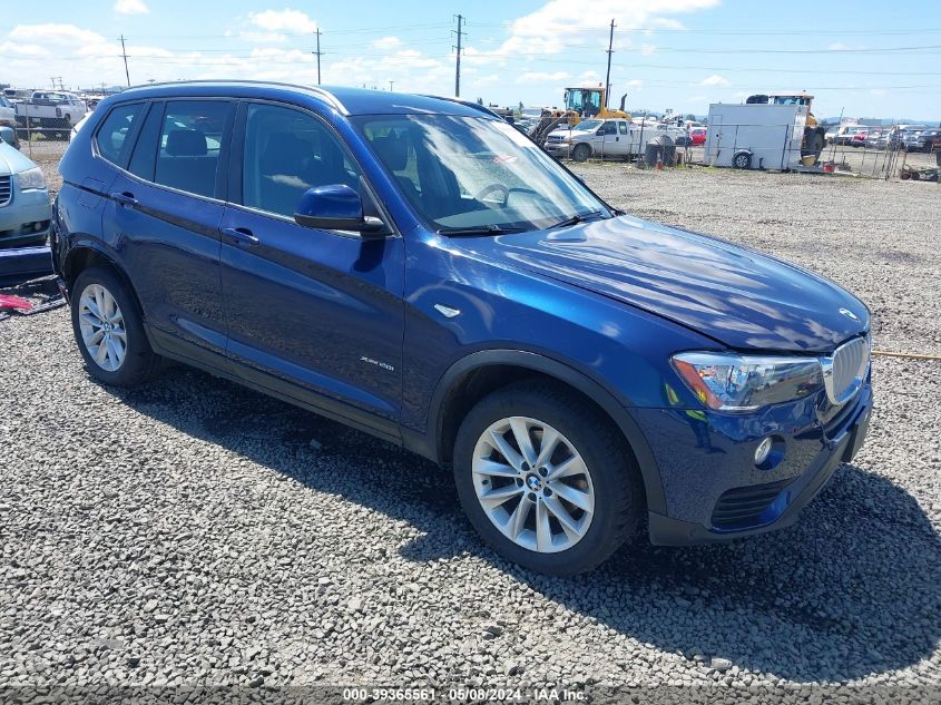 2016 BMW X3 XDRIVE28I