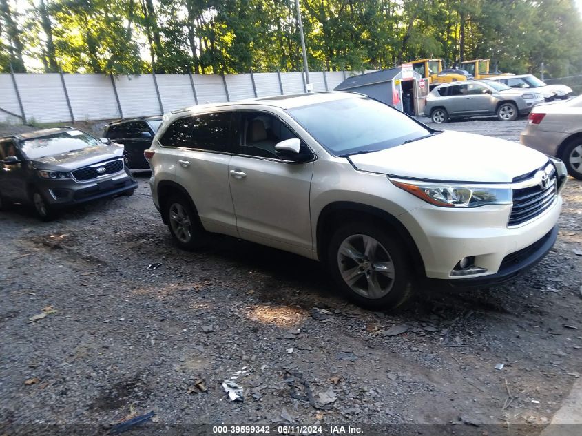 2015 TOYOTA HIGHLANDER LIMITED/LTD PLATINUM