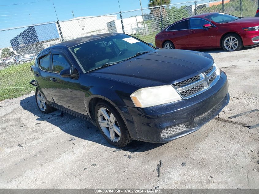 2012 DODGE AVENGER SXT