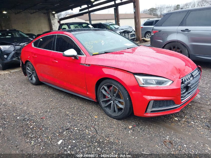 2018 AUDI S5 3.0T PREMIUM PLUS