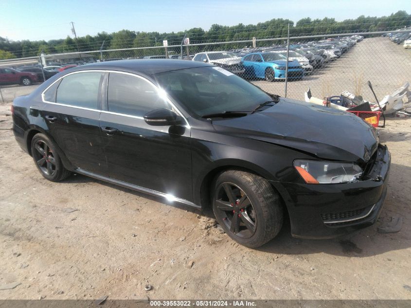 2012 VOLKSWAGEN PASSAT 2.5L SE