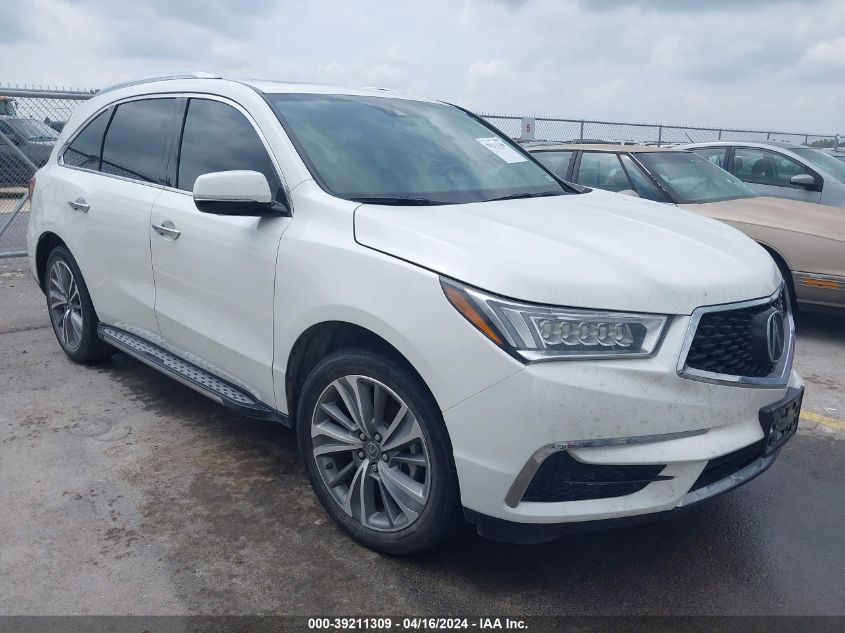 2018 ACURA MDX TECHNOLOGY   ENTERTAINMENT PKGS