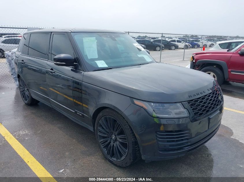 2019 LAND ROVER RANGE ROVER 5.0L V8 SUPERCHARGED