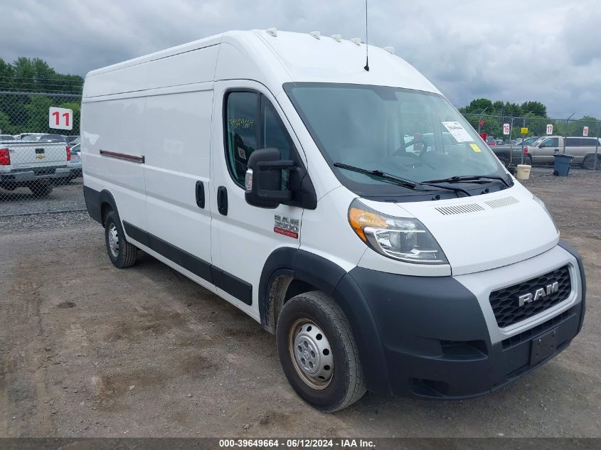 2019 RAM PROMASTER 3500 CARGO VAN HIGH ROOF 159 WB EXT