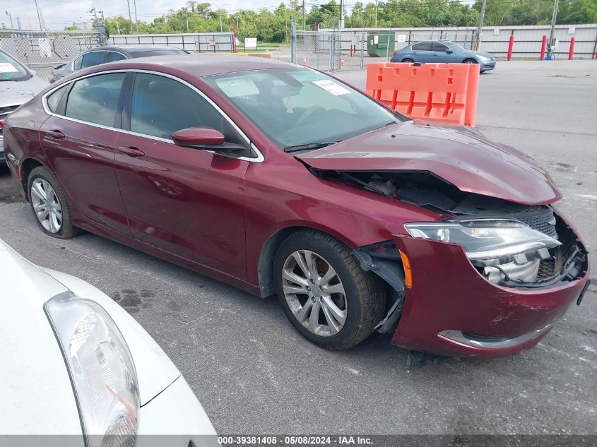 2015 CHRYSLER 200 LIMITED