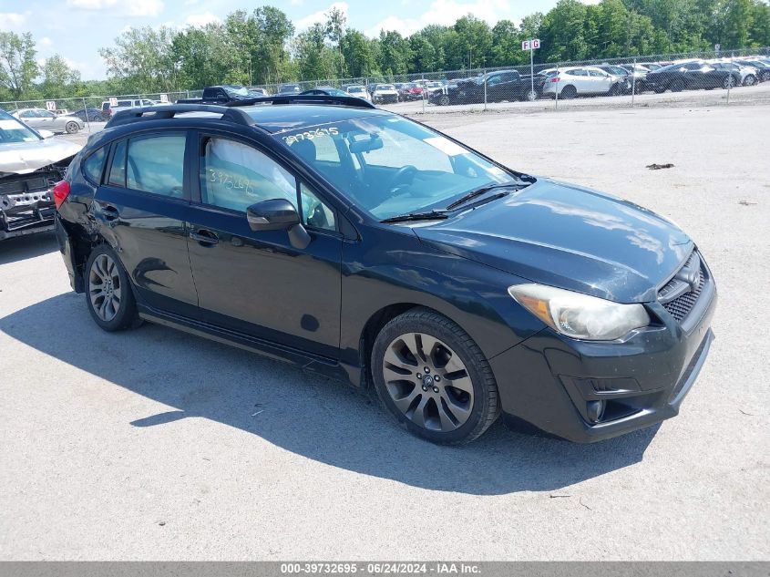 2016 SUBARU IMPREZA WAGON 2.0I SPORT LIMITED