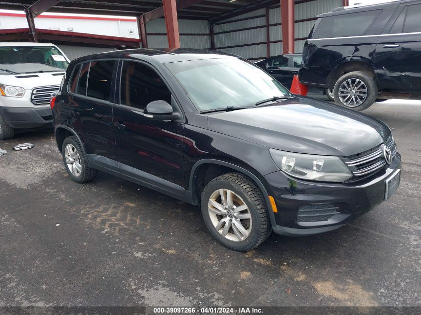 2012 VOLKSWAGEN TIGUAN S