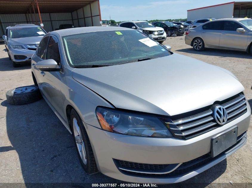 2012 VOLKSWAGEN PASSAT 2.5L SE