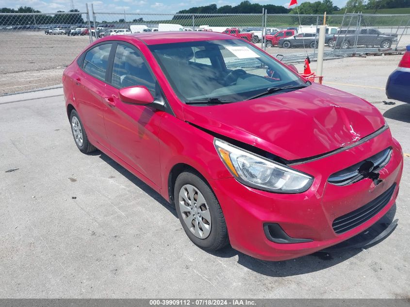 2016 HYUNDAI ACCENT SE