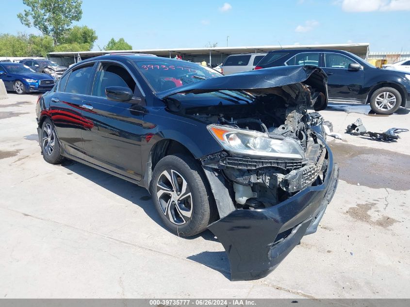 2016 HONDA ACCORD LX