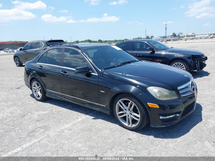 2012 MERCEDES-BENZ C 250 LUXURY/SPORT