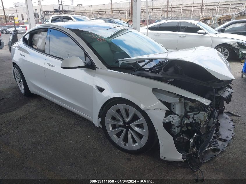 2021 TESLA MODEL 3 LONG RANGE DUAL MOTOR ALL-WHEEL DRIVE