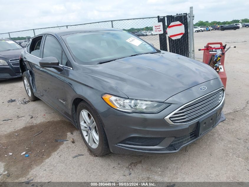 2018 FORD FUSION HYBRID SE