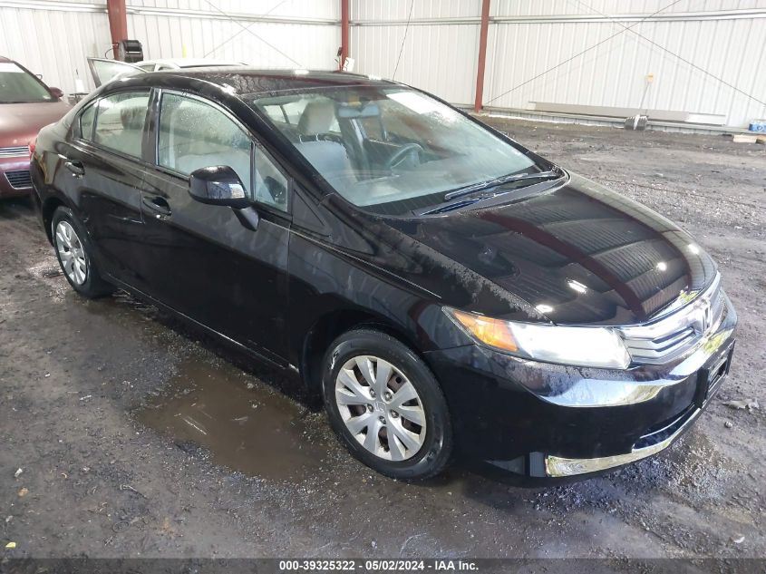 2012 HONDA CIVIC LX